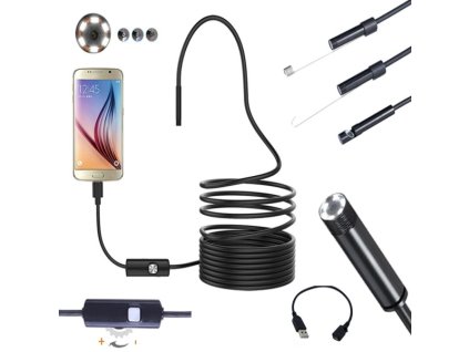 AK252A VODOTĚSNÁ ENDOSKOPICKÁ KAMERA 5,5 MM MICRO USB