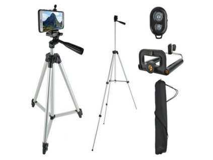 ISO 6067 Hliníkový stativ 133 cm s bluetooth ovladačem