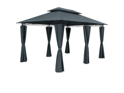 Zahradní altán pavilon TOPAS 4x3m - šedá