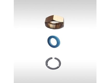 Převlečná mosaz matice TF DN20 (G1) vč. kroužku a těsnění