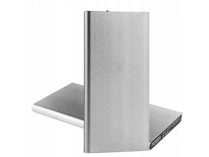 POWERBANKA 20 000MAH 2X USB ZL Stříbrná