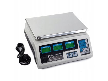 Verk 17075 Digitální stolní váha 40kg/5g bílá
