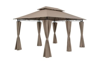 Zahradní altán pavilon TOPAS 4x3m - hnědá