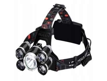 ISO 16144 Čelovka LED ZOOM 5 x LED T6 CREE