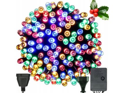 Kouzelný vánoční řetěz 200 LED barevný