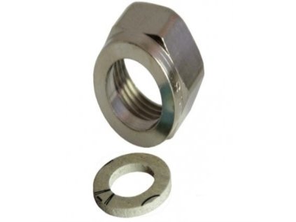 Převlečná nerez matice TF DN32 (G1 1/2") vč. kroužku a těsnění