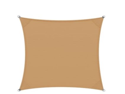 Stínící plachta celta čtverec 4x4m 10189 písková 220g/m