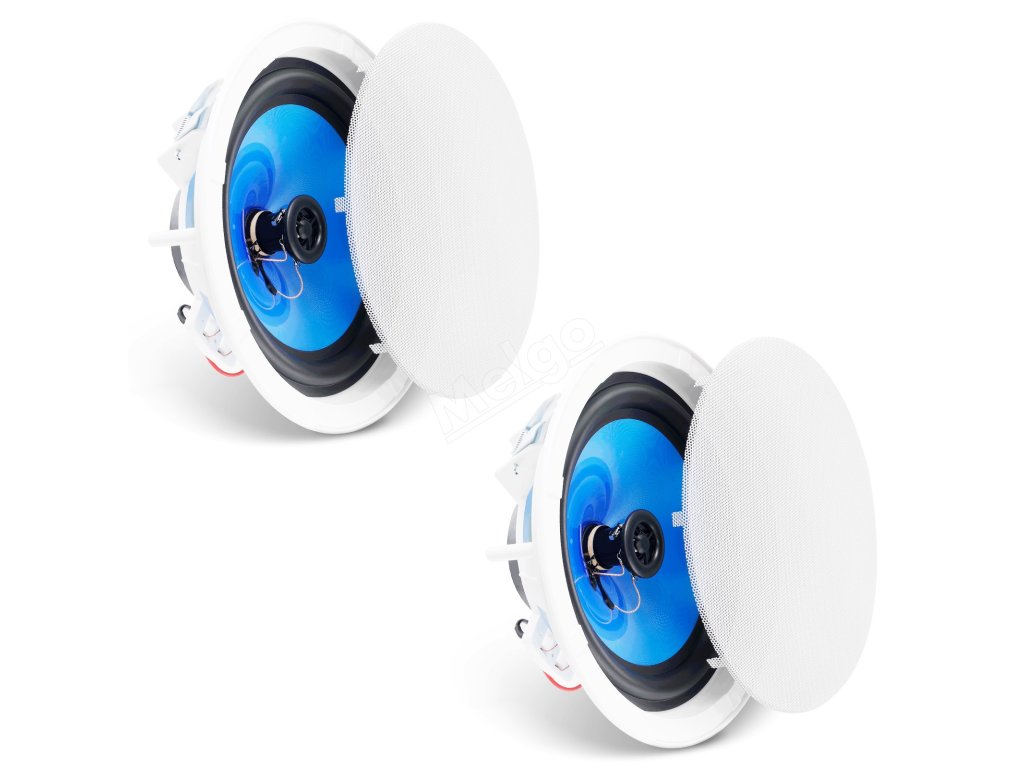 Stropné a do steny reproduktory 2 ks 8 in/20.3 cm 50-watts zapustené