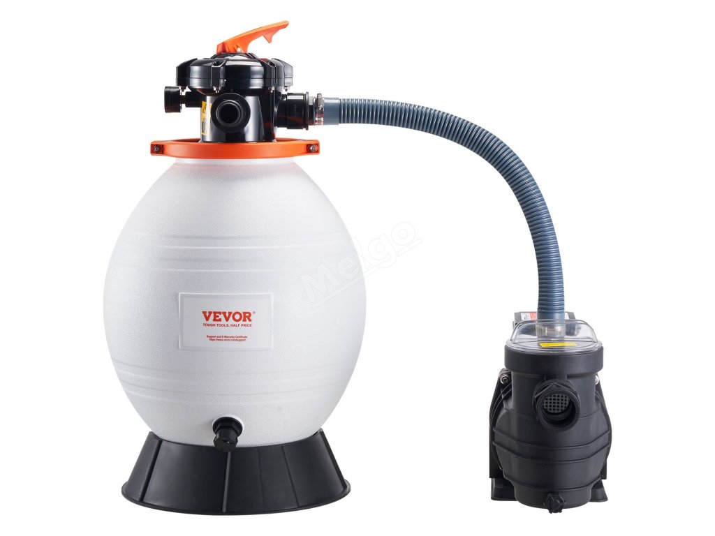 Pieskový filter s pumpou 400 mm/16-inch, 18,000 L/H, 6-cestný ventil