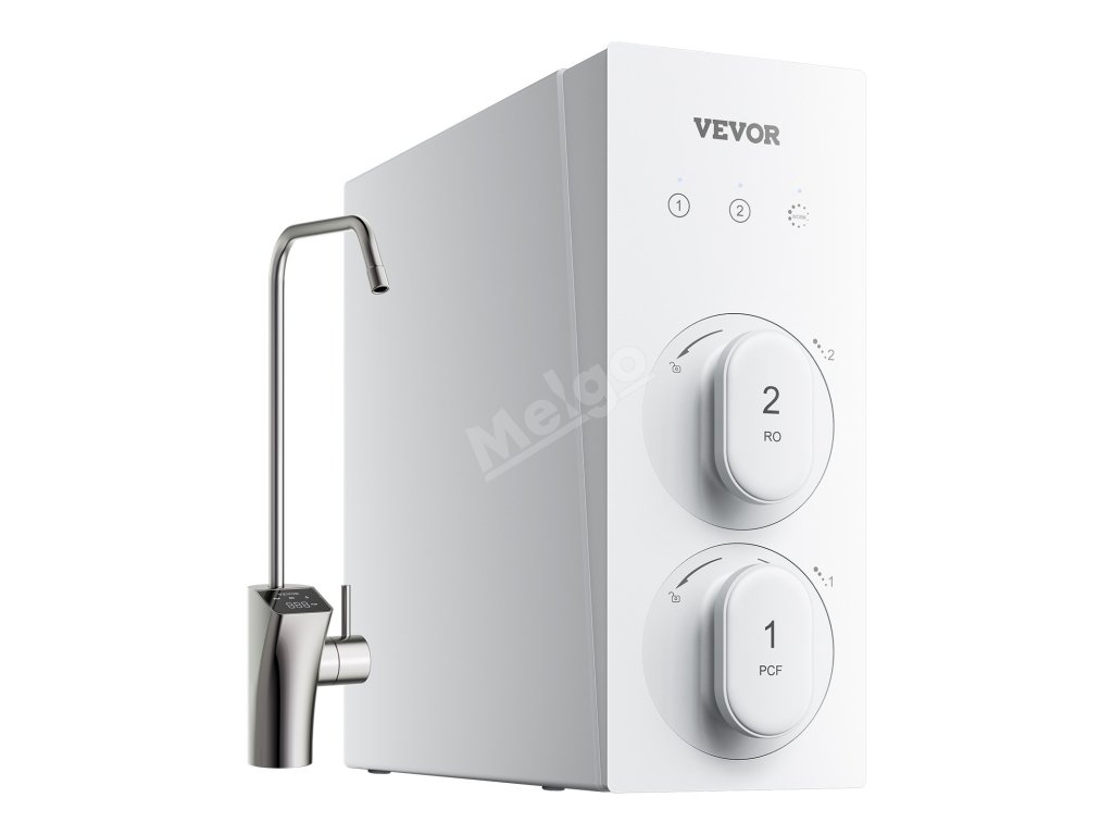 Filter vody reverznej osmózy bez nádrže 800 GPD, 8-stupňový, 2:1 pomer