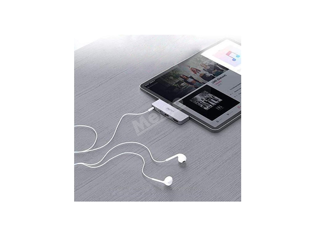 113040 dokovacia stanica choetech pre adapter apple ipad pro hub usb type c 4v1 60w pd cierna hub m13