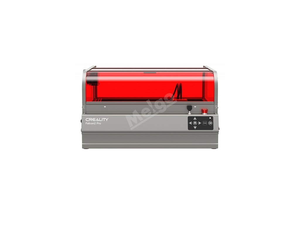 Creality Falcon2 Pro 40W Laser Engraver Cutter,  FDA Class1 Safety Certification, Smoke Exhaust, Integrated Air Assist, Built-in Camera, Fence Type Protection Strip, Fire / Airflow / Lens Monitoring, 400*415mm