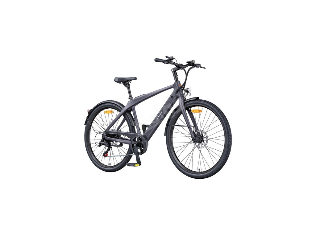 ENGWE MapFour N1 Air Electric Bike, 250W Motor, 36V 10Ah Battery, 700*38C Spoke Tires, 25km/h Max Speed, 100km Range, Front & Rear Mechanical Disc Brake, SHIMANO 7-speed, Torque Sensor, LCD Color Display - Charcoal Grey