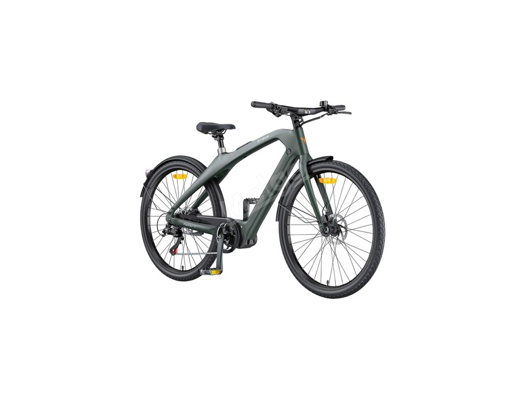 ENGWE MapFour N1 Pro Electric Bike, 250W Motor, 36V 10Ah Battery, 700*42C Spoke Tires, 25km/h Max Speed, 100km Range, Front & Rear Hydraulic Disc Brakes, Shimano 7-speed, Torque Sensor, LED Color Display - Green