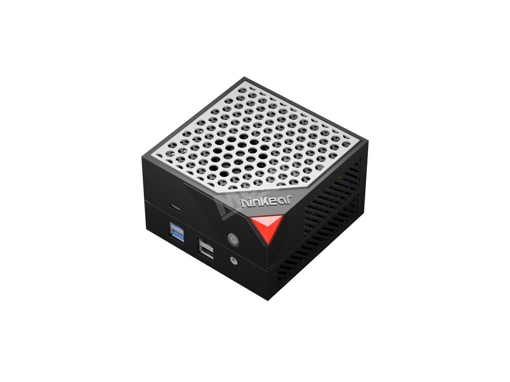 Ninkear MBOX 6 Magnetic Modular Mini PC, AMD Ryzen 5 6600H 6 Cores Max 4.5GHz, 16GB DDR5 RAM 512GB SSD, HDMI + DP + Type-C 4K Triple Display, WiFi 6 Bluetooth 5.2, 2*USB 3.0, 2*USB 2.0, 2*RJ45, 1*Headphone Jack, RGB Light