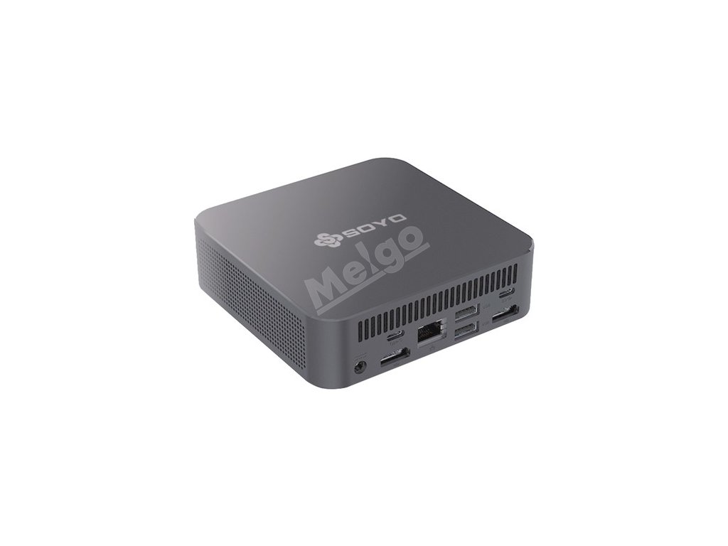 SOYO M4 Air Mini PC, Intel N95 4 Core Max 3.4GHz, 16GB RAM 512GB SSD, 2*HDMI + 1* Full-featured Type-C Triple Screen Display, WiFi 5 Bluetooth 5.0, 2*USB3.2, 2*USB2.0, 1*RJ45, 1*Headphone Jack