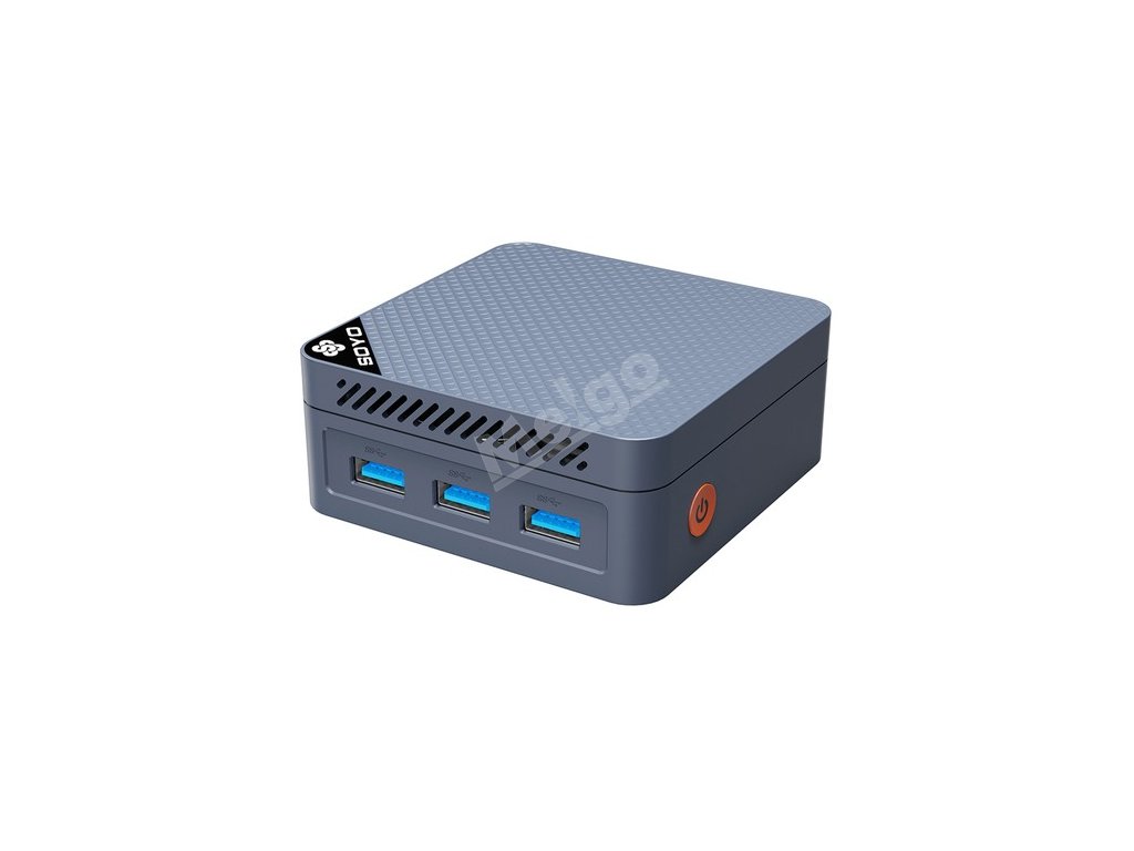 SOYO M4 Mini Mini PC, Intel N150 4 Core Max 3.6GHz, 12GB LPDDR5 RAM 512GB SSD, 2*HDMI + DP 4K Triple Display, WiFi 5 Bluetooth 5.0, 3*USB3.2, 2*RJ45, 1*Type-C, 1*Audio Jack