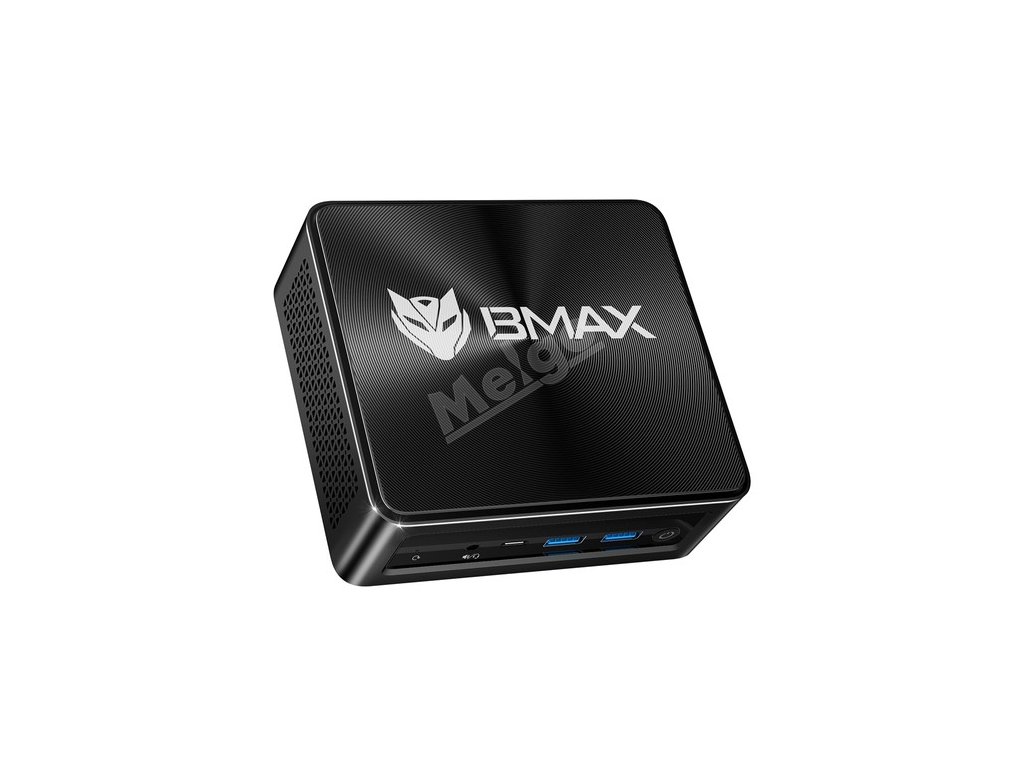 BMAX B7A Pro Mini PC, AMD Ryzen 5 7430U 6 Cores Max 4.3GHz, 16GB RAM 512GB SSD, DP+HDMI+Type-C 4K Triple Display, WiFi 6 Bluetooth 5.2, 2*USB3.2, 2*USB2.0, 1*RJ45, 1*Headset Jack
