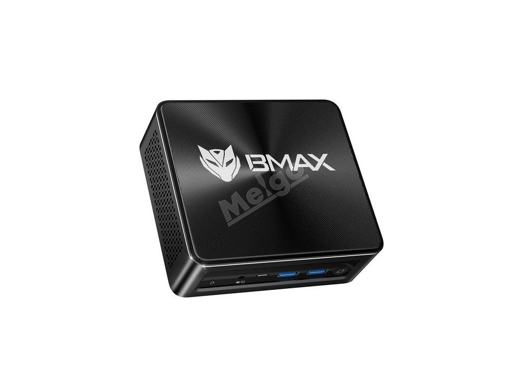 BMAX B5 A Pro Mini PC, AMD Ryzen 7 5825U 8 Cores Max 4.5GHz, 16GB RAM 512GB SSD, DP+HDMI+Type-C 4K Triple Display, Support Dynamic HDR, WiFi 5 Bluetooth 5.0, 2*USB 3.2 2*USB 2.0 1*RJ45 1*3.5mm Headset Jack, Space Capsule Cooling System - EU Plug