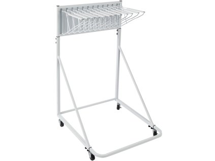 Mobilný stojan na plány 12 otočných ramien nastaviteľný bez svoriek