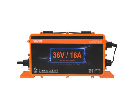 Nabíjačka batérií 36 V 18 A pre golfový vozík, agm/gel/lifepo4, IP67