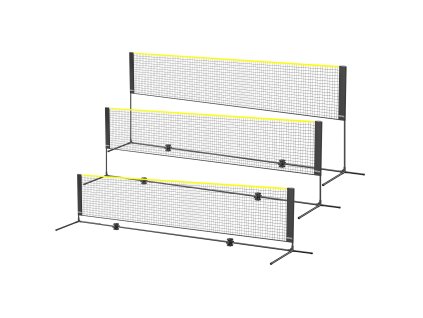 Nastaviteľná sieť na badminton, volejbal a pickleball, šírka 14ft