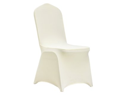 Návleky na skladacie stoličky z elastického spandexu, 30 ks, béžové