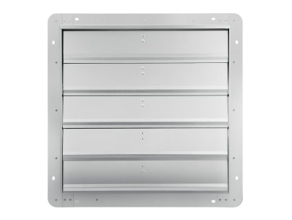 Odťahový ventilátor s klapkou 610 mm 1400 rpm 2892 cfm hliník nástenný