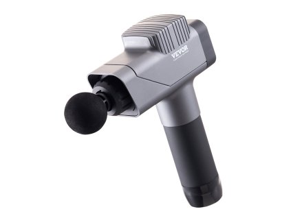 Perkusná masážná pištoľ, 8 rýchlostí, 6 nástavcov, 16V 2500mAh