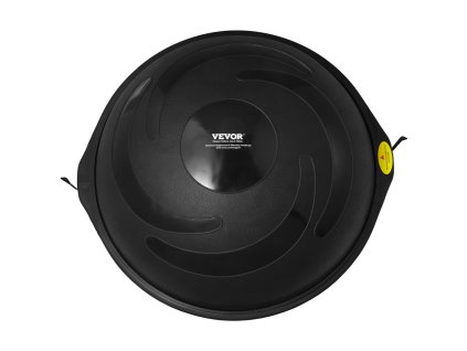 Polguľa na cvičenie 26 inch 1500lbs s pásmi a pumpou, čierna