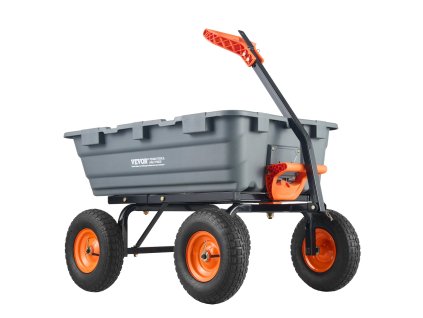 Polyetylénový vyklápací vozík 6.48 cu.ft/183.4 L 1200 lbs/544.3 kg