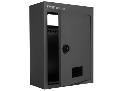 Poštová schránka do steny 31.8×16×42.9 cm s kódovým zámkom čierna