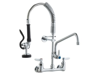 Predoplachová batéria 21" výška 8" stred 12" rameno nástenná mosadz