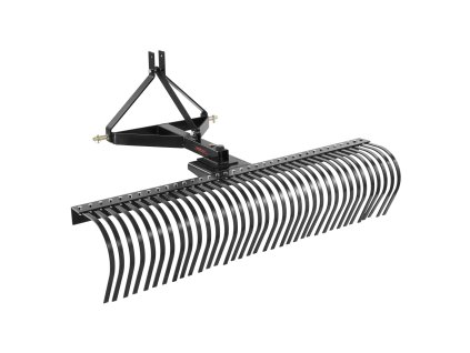 Prívesný vertikutátor za traktor 72-inch, 36 oceľových hrotov, 3-bodové