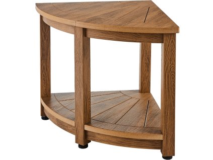 Rohová sprchová stolička 18.5" vysoká, polomer 17.75", nosnosť 350 lbs