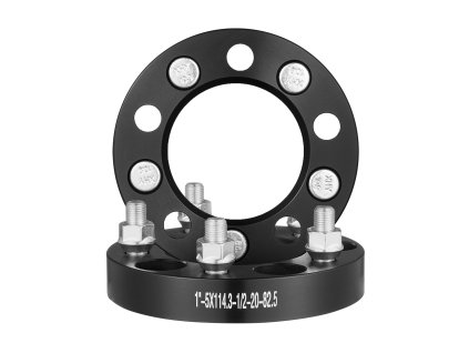 Rozpery kolies 1" 5×4.5" 5-dierové 82.5 mm stredové 1/2"-20 4 ks