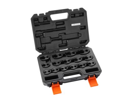Sada očkových kľúčov 1/2" a 3/8" 15 dielov 8–24 mm, pp púzdro