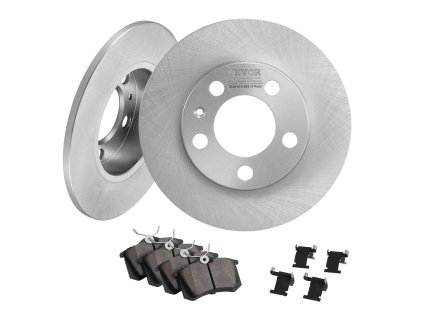 Sada zadných bŕzd 232 mm, keramické platničky pre A3 8L, Golf IV