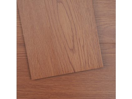 Samolepiace vinylové dlaždice 36×6 inch 36 ks 2.5mm tmavohnedý vzor