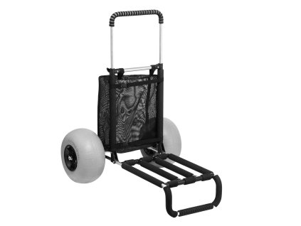 Skladací plážový vozík 29.9"×15.4", 12" kolesá, nosnosť 165LBS