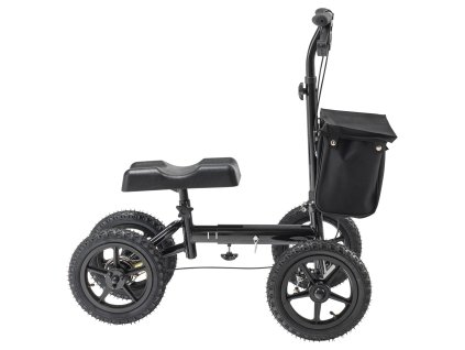 Skladacie chodítko na koleno, 12" (30.5 cm) kolesá, dvojité brzdy