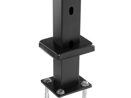 Stĺpik pre lanové zábradlie 36"×1"×2", nerez sus304, 10 otvorov