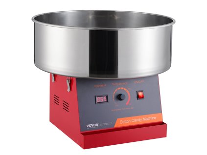 Stroj na cukrovú vatu 1000W nerezová misa a naberačka na domáce párty