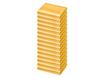 Stuhy na stoličky 50 ks zlaté 7×108 inch na svadbu a párty a hostinu