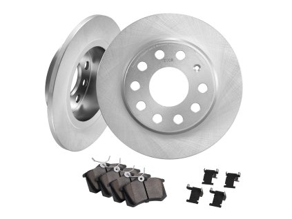 Zadná brzdová sada Audi A3 8P, VW Golf 5/6, 253mm keramické platničky