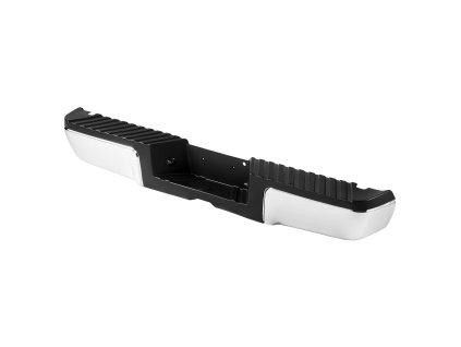 Zadný nárazník s nášľapom a osvetl. ŠPZ pre F250/F350 2008–2016, chróm