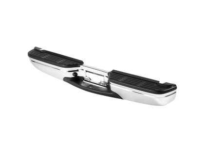 Zadný nárazník so stupňom a svetlom špz pre F250/F350 1999–2007, chróm