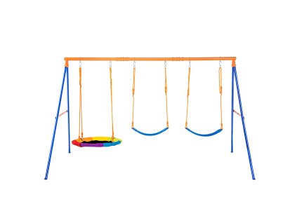 Záhradný hojdačkový set nosnosť 600lbs 1 diskové, 2 pásové, a-rám