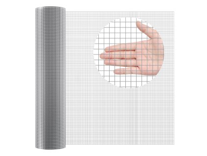 Žiarovo pozinkovaná drôtená sieť 1/2 inch 19 gauge 48in×100ft rola