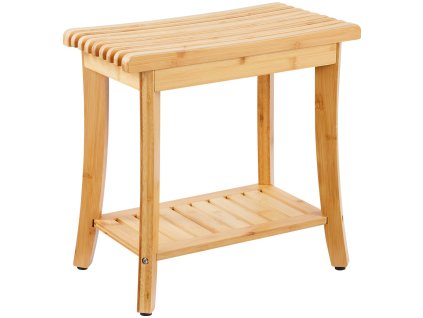 Bambusová sprchová lavička, stolička do kúpeľne 48.5×28.7×46.5 cm